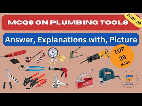 MCQS on Plumbing Tools Part 01 II Top 25 MCQS on plumbing Tools