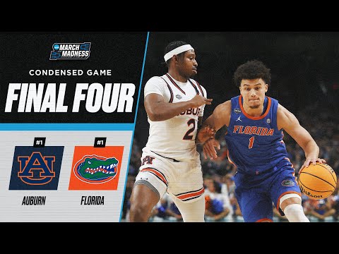 Florida vs. Auburn - Final Four NCAA tournament extended highlights