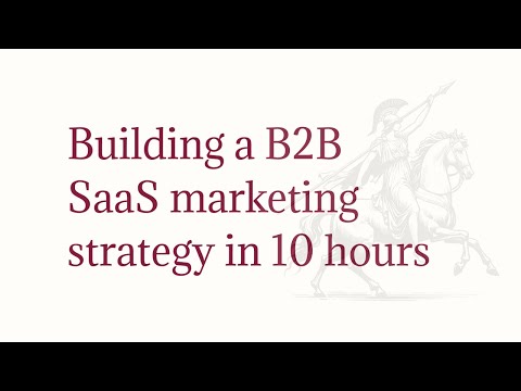 I locked myself in a room for 10 hours and created a marketing strategy from scratch.