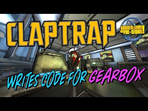 Borderlands the Pre-Sequel - @GearboxSoftware mocks itself via Claptrap