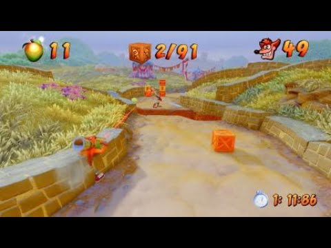 Crash Bandicoot 3 Warped (N-Sane Trilogy) Double Header Glitch