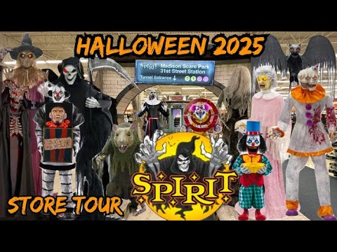 Spirit Halloween Decor NEW 2025 Store Walkthrough (Awesome Animatronics)