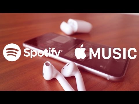 Comparo Apple Music y Spotify