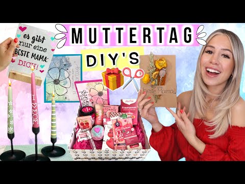 DIY MUTTERTAGS GESCHENKE 2022 🎁 Geschenkideen zum Muttertag selbst basteln - Cali Kessy