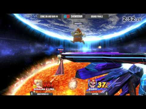 Come on and Ban #4 - Grand Finals: BobaTapioca (Rosalina & Luma) vs Jeepysol (Wario)