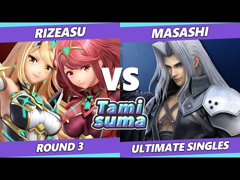 TAMISUMA 242 Round 3 - Rizeasu (Pyra Mythra) Vs. Masashi (Cloud, Sephiroth) SSBU Smash Ultimate