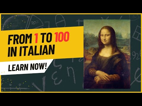 Numbers in ITALIAN from 1 to 100 - En ITALIANO del 1 al 100