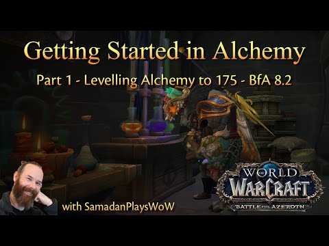 Getting Started in Alchemy - Part 1 - Levelling Alchemy Skill to 175 | BfA 8.2