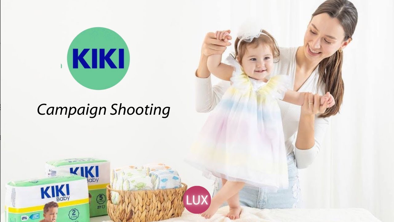 LUX x Kiki Baby Diapers | Campaign Shooting for Baby Products