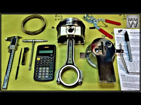 Gapping Piston Rings... #3 Chevy 454 Big Block Performance Engine Build...