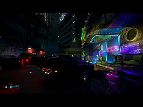 Cyberpunk 2077: ASMR Night Club Experience in the BladeRunner Spinner | Dark Ambience