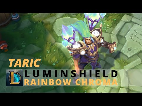 Luminshield Taric Rainbow Chroma - League Of Legends