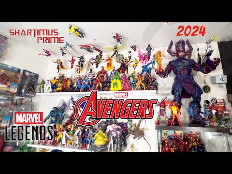2024 Marvel Legends MCU Avengers and Comic Action Figure Collection Display from the Dork Room