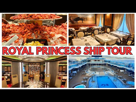 Inside Royal Princess | Complete Ship Tour + Buffet & Cabins