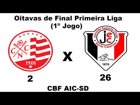 Náutico 2 x 26 Joinville - Oitavas de Final Primeira Liga (1º Jogo)