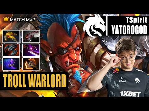 Troll Warlord Safelane | TSpirit.YATOROGOD | 12 MINS BATTLE FURY SO IMBA | 7.32b Gameplay Highlights