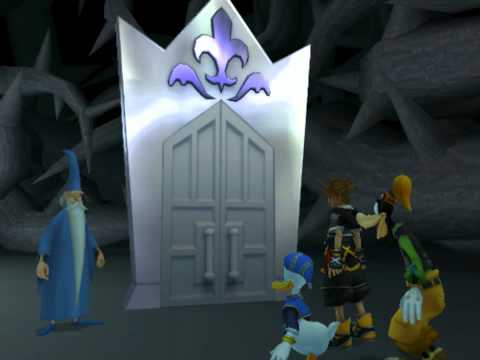 Kingdom Hearts II, English cutscene: 195 - A Strange Door - HD 720p