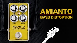 Video thumbnail for Amianto Bass Distortion FTelettronica by FTelettronica Handmade Pedals