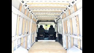 Van Conversion Part 2 - How to Install Wood Framing