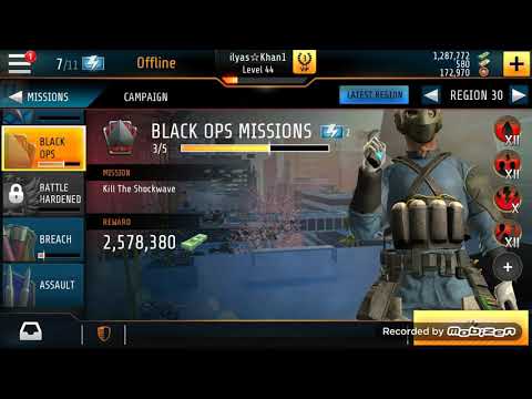 Kill Shot Bravo Region 30=4 Black Ops Mission Complete