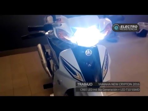 YAMAHA NEW CRYPTON 2016 CREE LED H4 5ta Generacion
