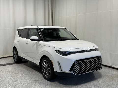 2023 Kia Soul EX Premium IVT in White for sale at Park Mazda in Sherwood Park, AB