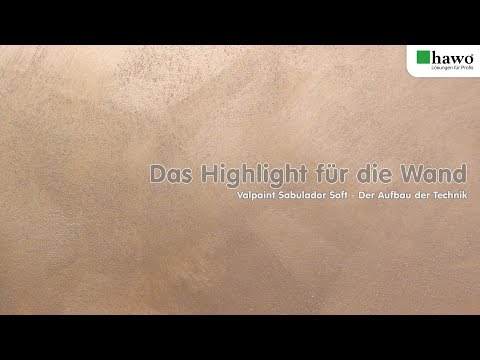 Wandgestaltung mit Valpaint Sabulador Soft