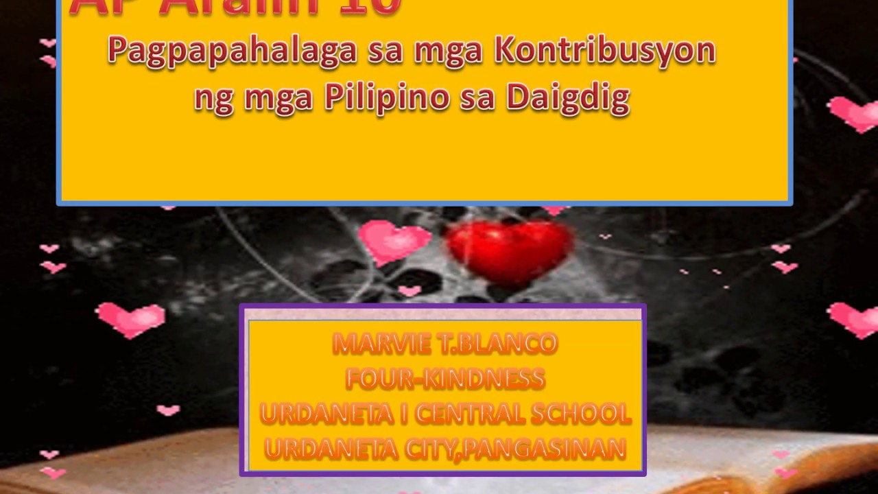 Putar video AP Y4 Aralin 10: Pagpapahalaga sa mga Kontribusyon ng mga Pilipino sa Daigdig sekarang AP Y4 Aralin 10: Pagpapahalaga sa mga Kontribusyon ng mga Pilipino sa Daigdig