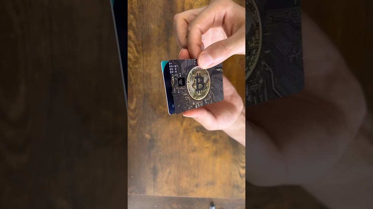 Bitcoin Card Stickers – Stylish Crypto Designs for Debit, Credit & Bank Cards.