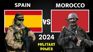 Spain vs Morocco Military Power Comparison 2024 | Morocco vs Spain Military Power 2024