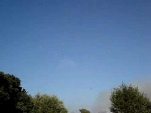 Fire on Korcula, Croatia