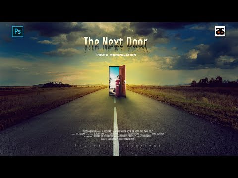 The Next Door Photo Manipulation Poster in  Photoshop Cc | Photoshop CC 2019 Tutorial #ARYANSUPPORT