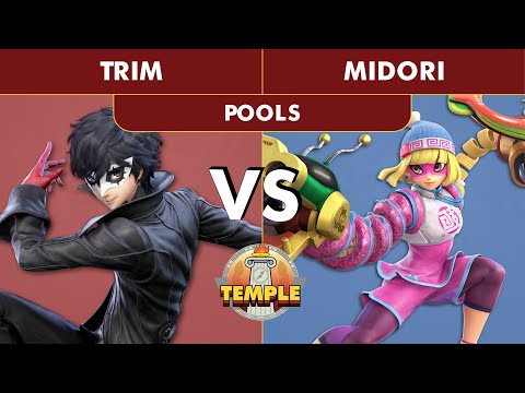 Temple: Hermès Edition POOLS - Trim (Joker) Vs. Midori (Min-Min) SSBU Ultimate Tournament