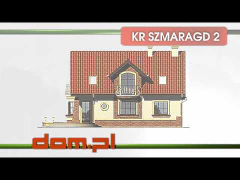 Projekty domów z poddaszem - KR Szmaragd 2