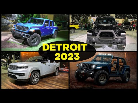 2023 Detroit Auto Show — Jeep Brand Highlights (22 Different Vehicles!) - PART 2