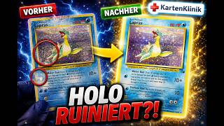 Kann ich diese Pokémon Karte retten? #2 – Lapras Fossil Set Restaurierung