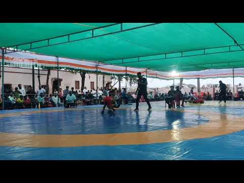 27 jan 2026 u15 39kg vedika maragaje rnd 1🥉medal match @indapur markad kusti kendra