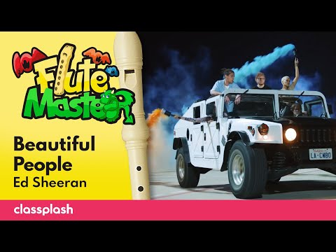 Beautiful People - Ed Sheeran (feat. Khalid) | Recorder Lesson with Flute Master