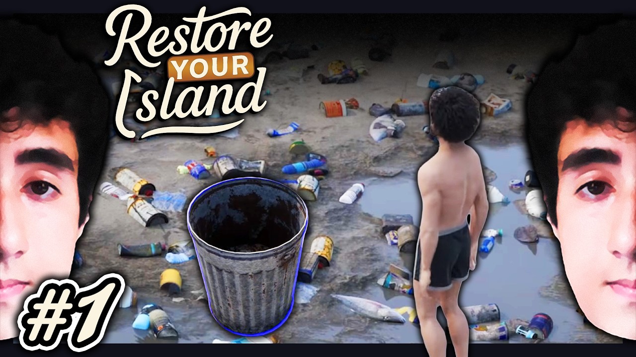 LIMPANDO UMA ILHA INTEIRA 🏝️ Restore Your Island - #1