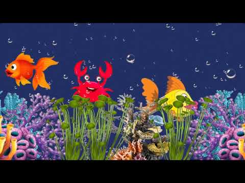 Nap Time Music Preschool and Soothing Water Sounds - Baby Sleep Time and Fish Animation _ Relaxing