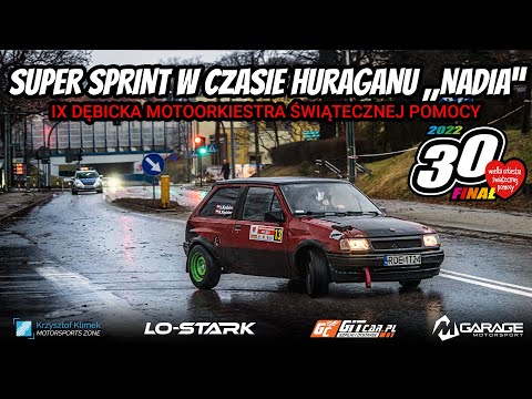 Super Sprint w czasie huraganu „Nadia” - IX Dębicka Motoorkiestra Świątecznej Pomocy 2022 #3