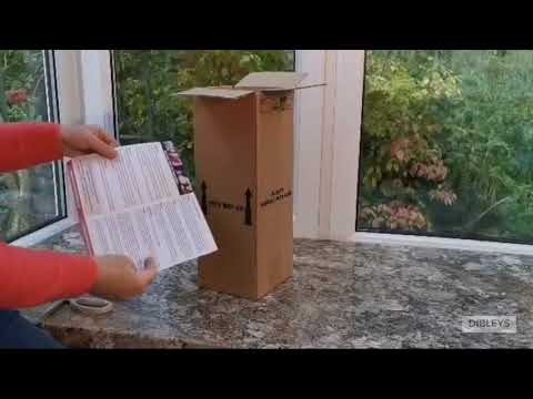 Dibleys Nurseries - how a large streptocarpus is sent by post