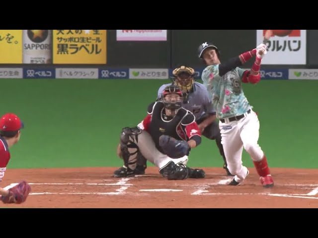 【1回表】指揮官の起用に応えた!! マリーンズ・三家 プロ初打点は初ホームラン!! 2019/7/21 F-M