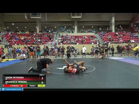 93 Lbs Round 3 - Jaxon Petersen, NE Vs Broderick Perkins, OK 1efd