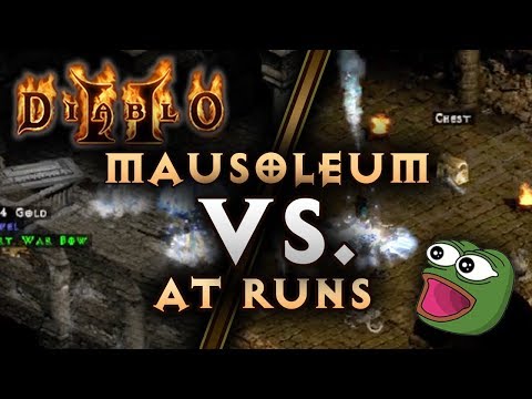 Diablo 2: Mausoleum Vs. Ancient Tunnels Runs - Magic Finding Results