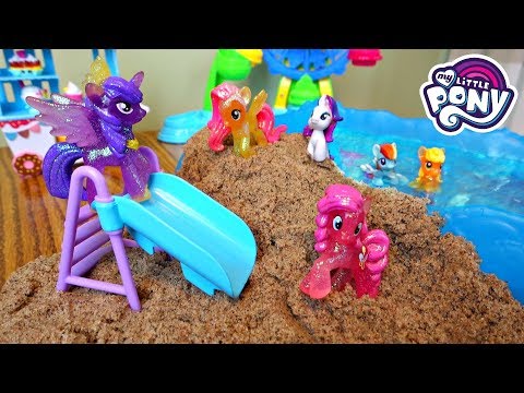 My Little Pony Beach Vacation Pool Party! Part 2 | Mommy Etc