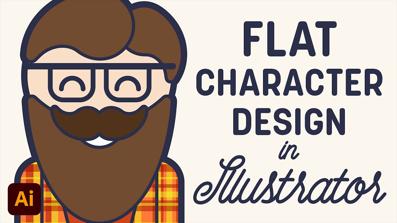 Flat Vector Character Design Illustrator Tutorial