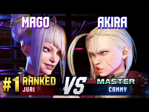 SF6 ▰ MAGO (#1 Ranked Juri) vs AKIRA (Cammy) ▰ High Level Gameplay