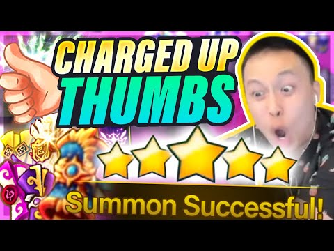 MAX Thumb Luck?! 1 Year Summon Session?! - Popping BLESSINGS & Pulling NAT 5s!