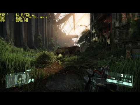 Crysis 3 4K 2160p Very High No AA GTX 1070 i7 3770 Benchmark